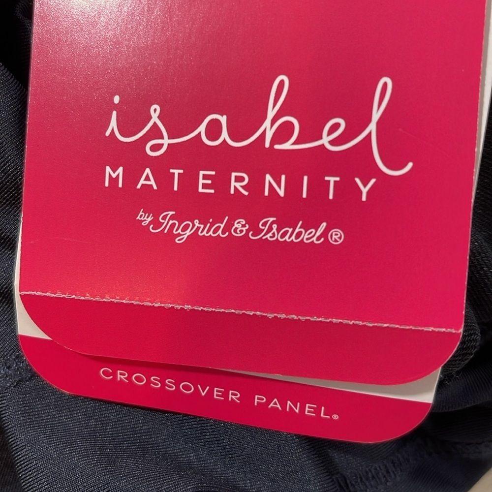 ISABEL MATERNITY Bermuda Over Belly Midi Maternity Jean Shorts Size 16 NEW - Picture 7 of 11